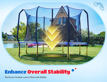 Load image into Gallery viewer, ORCC Oval Outdoor Trampoline with Safety Net
