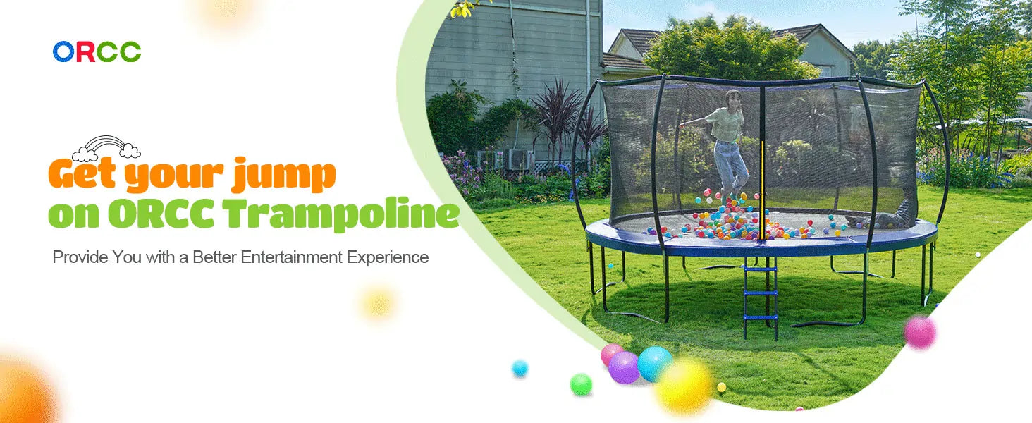 ORCC Trampoline-ASTM and CPSIA Approved Kids Recreational Trampolines
